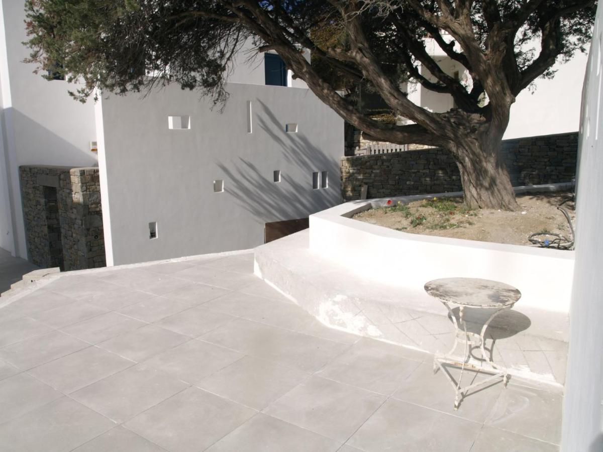 Paros-Memories-Neubau-Villen, Sportpool Aspro Chorio Bagian luar foto