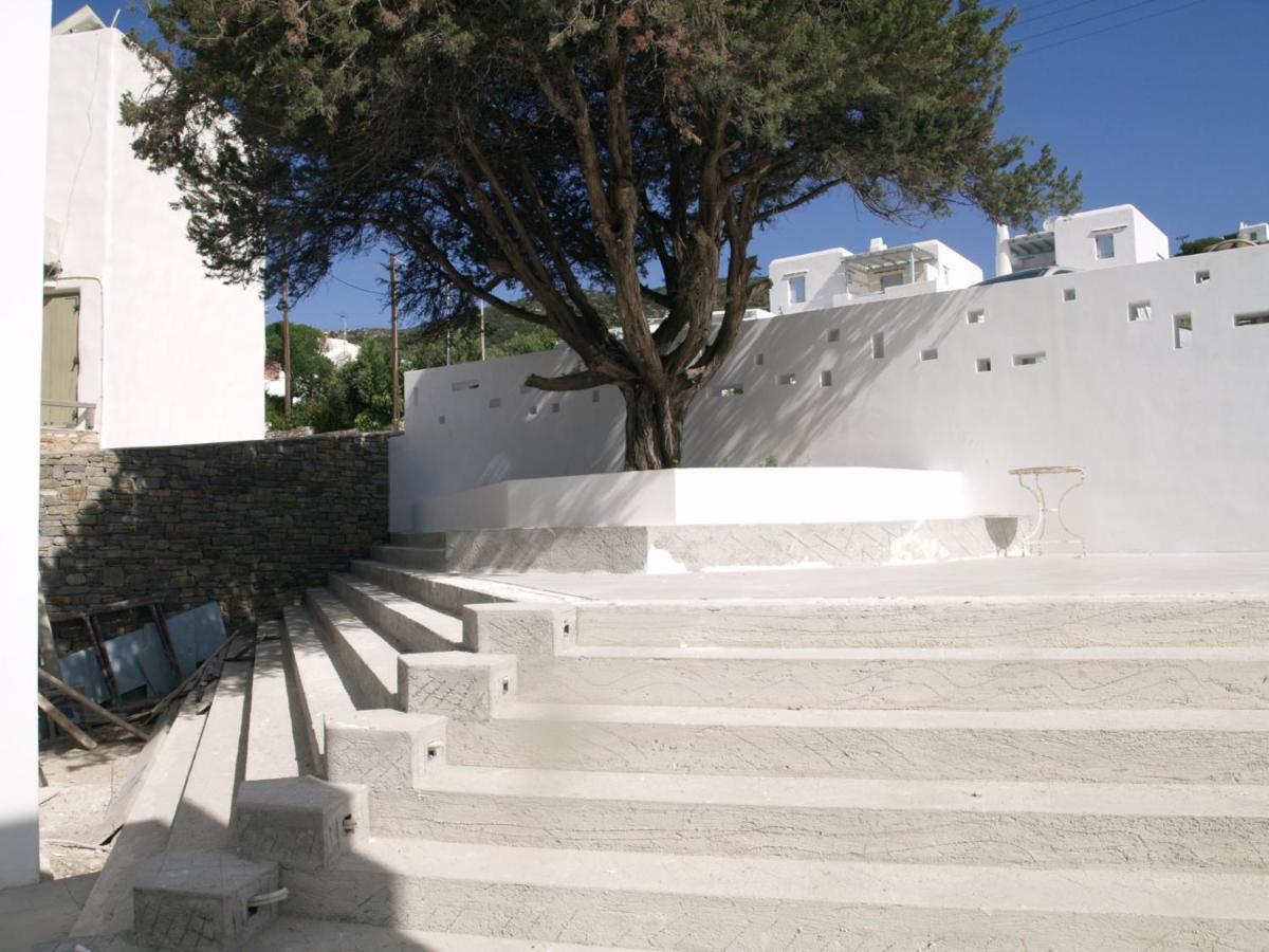 Paros-Memories-Neubau-Villen, Sportpool Aspro Chorio Bagian luar foto