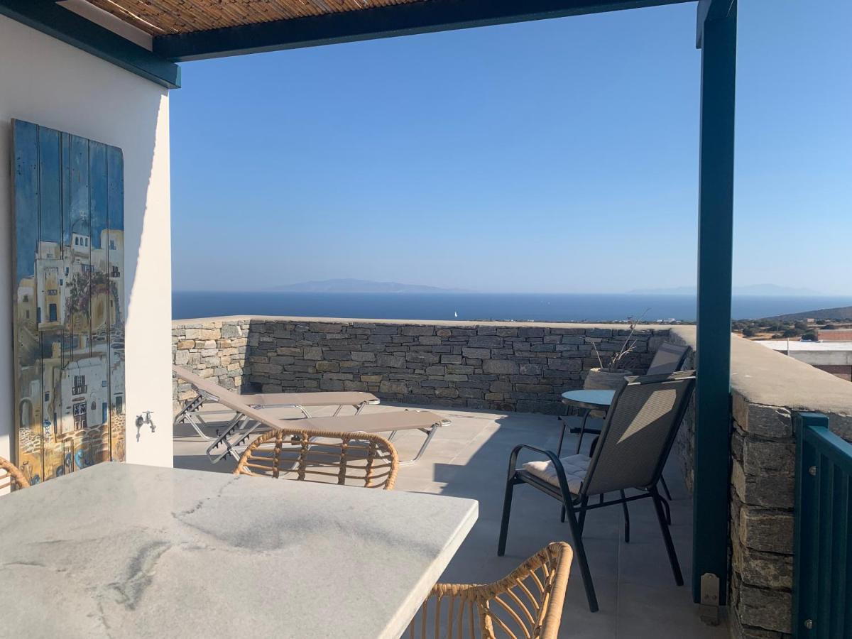 Paros-Memories-Neubau-Villen, Sportpool Aspro Chorio Bagian luar foto