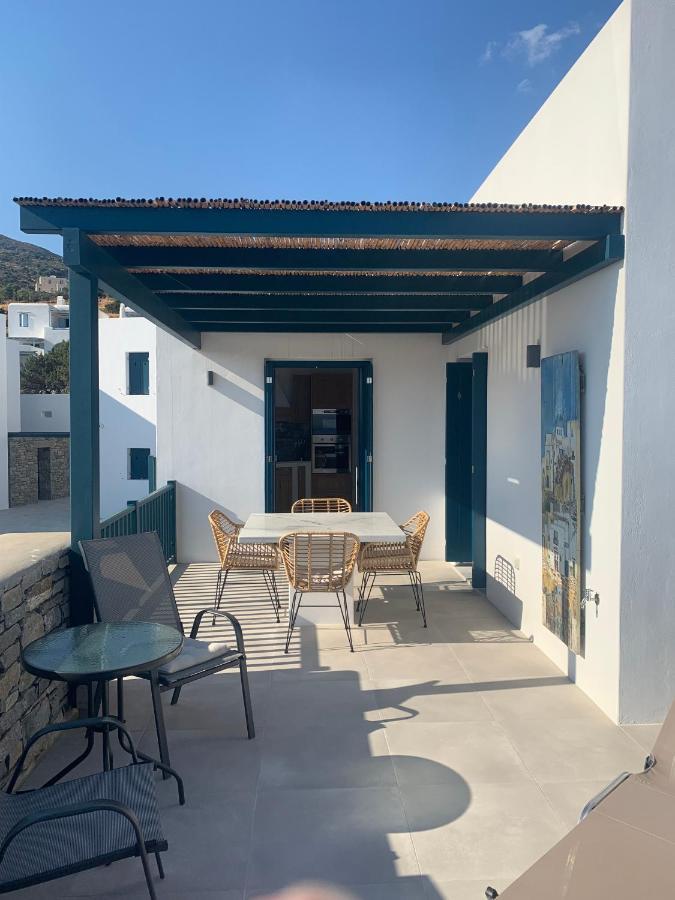 Paros-Memories-Neubau-Villen, Sportpool Aspro Chorio Bagian luar foto
