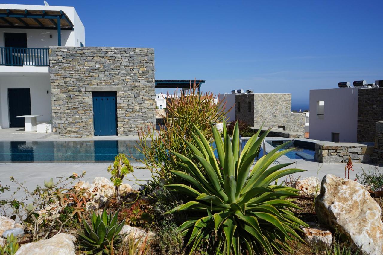 Paros-Memories-Neubau-Villen, Sportpool Aspro Chorio Bagian luar foto