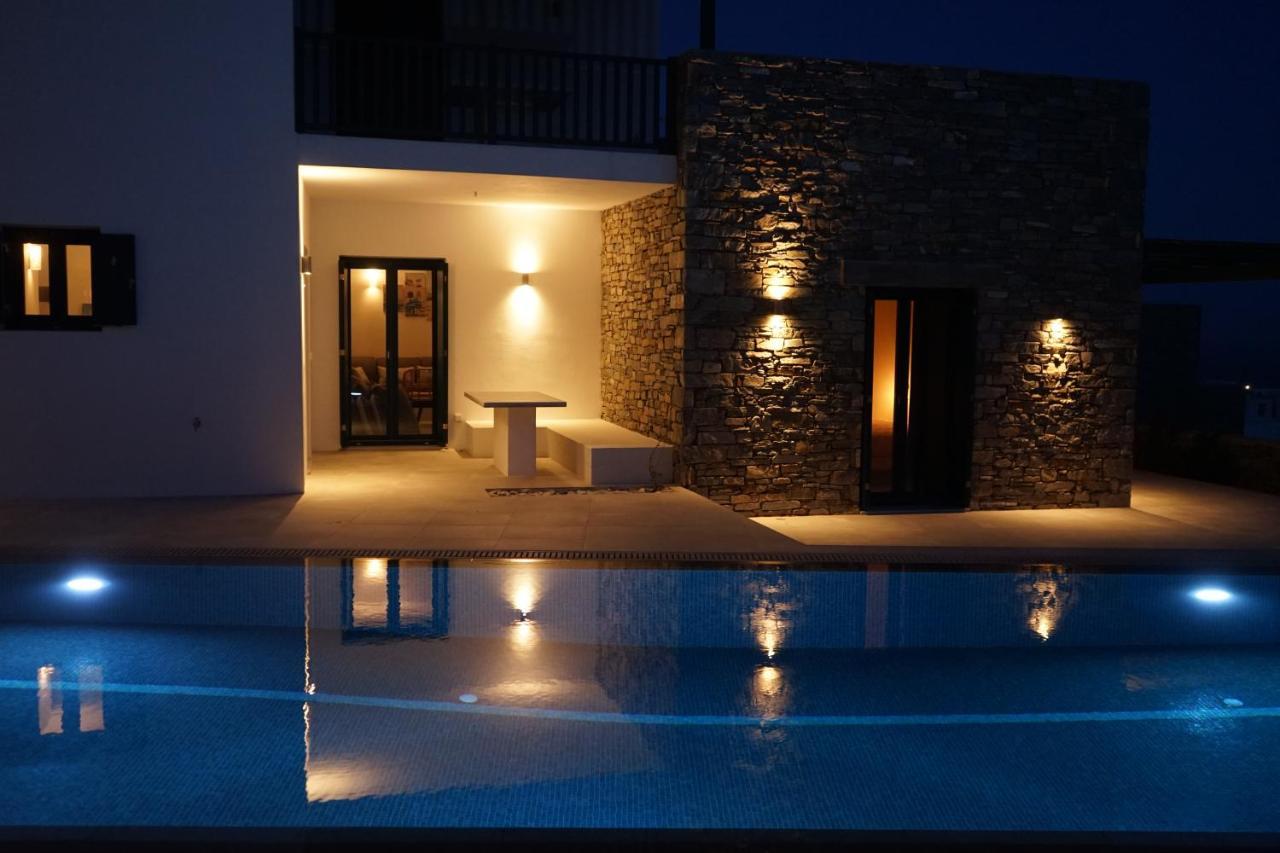 Paros-Memories-Neubau-Villen, Sportpool Aspro Chorio Bagian luar foto